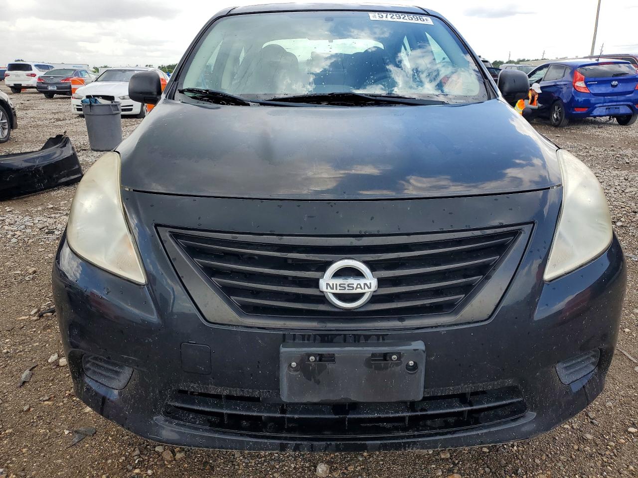 2014 Nissan Versa 1.6 S Gray vin: 3N1CN7AP4EL857003