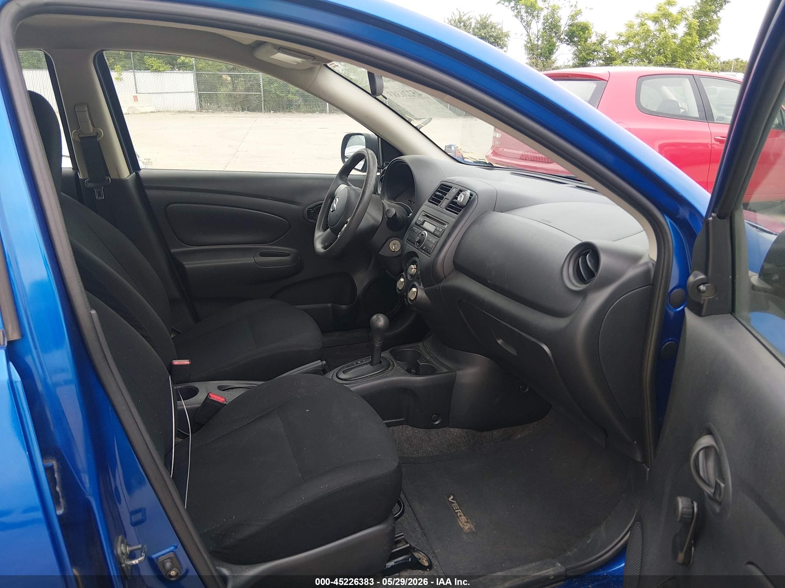 2014 Nissan Versa 1.6 S+ Blue vin: 3N1CN7AP4EL861388