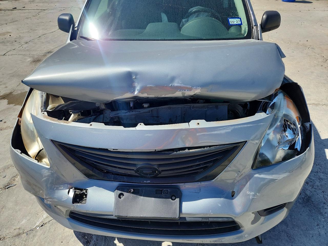 2014 Nissan Versa 1.6 S Gray vin: 3N1CN7AP4EL869748