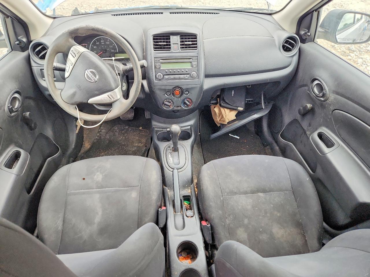 2015 Nissan Versa 1.6 S Plus Silver vin: 3N1CN7AP4FL807686
