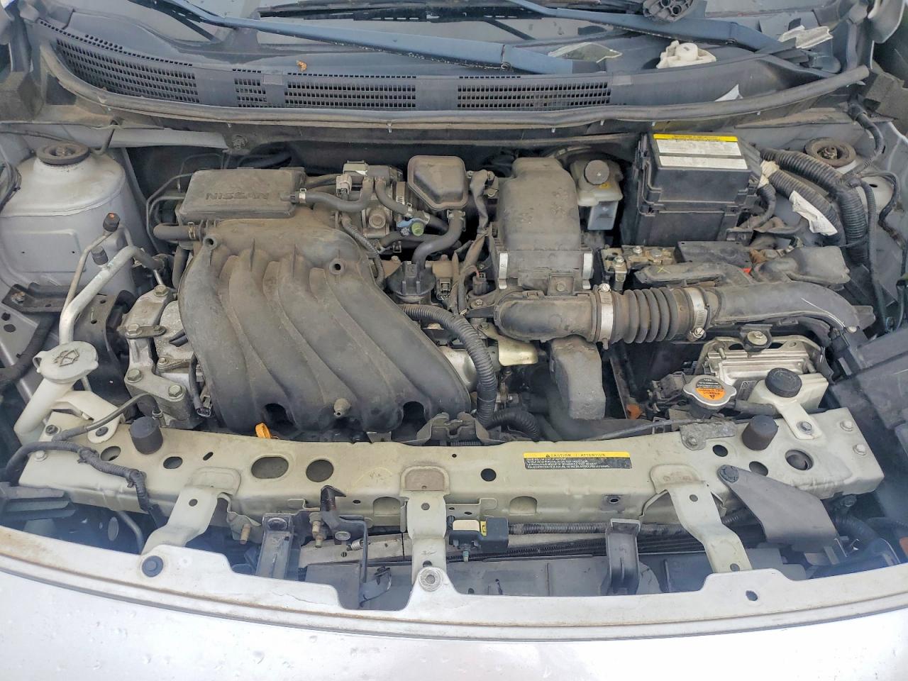 2015 Nissan Versa 1.6 S Plus Silver vin: 3N1CN7AP4FL807686