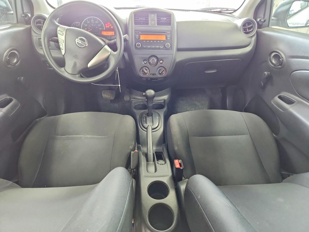 2015 Nissan Versa 1.6 S White vin: 3N1CN7AP4FL814802