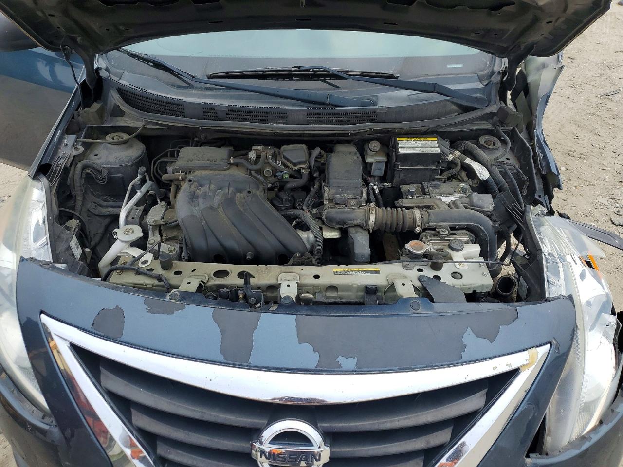 2015 Nissan Versa 1.6 S Plus Gray vin: 3N1CN7AP4FL830479