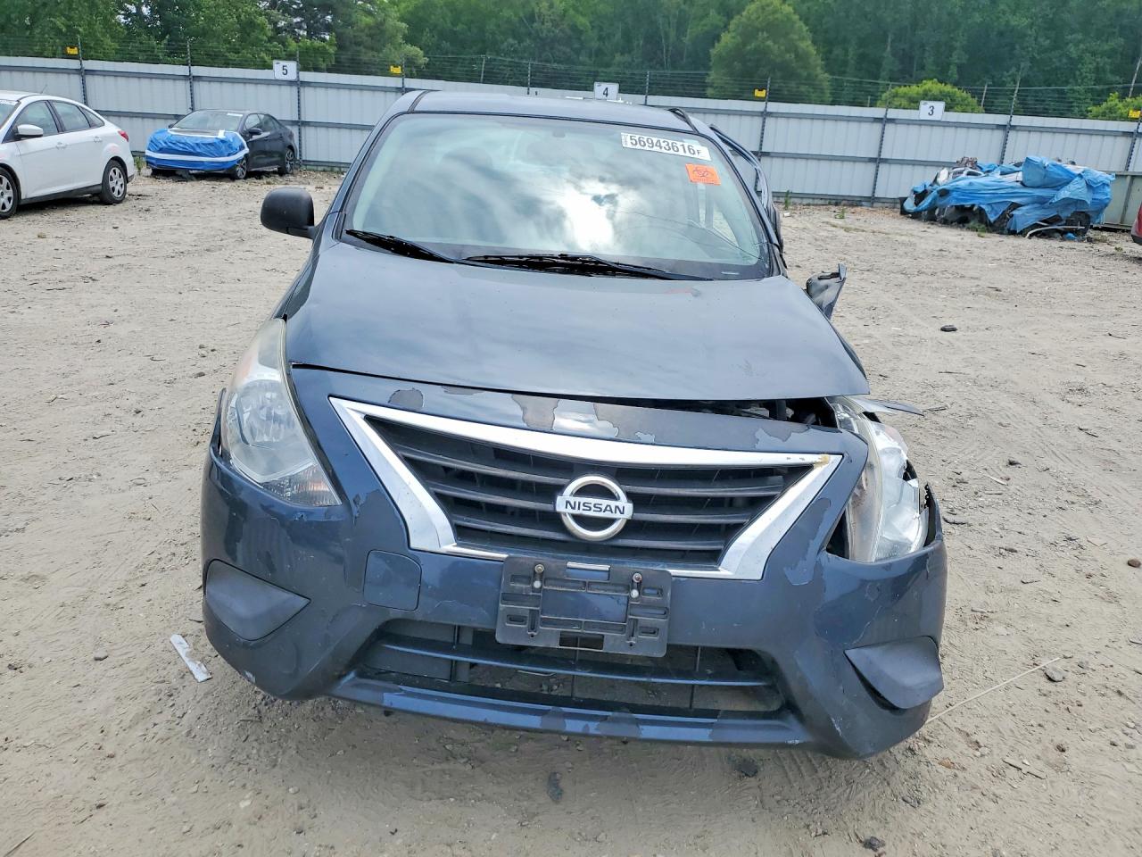 2015 Nissan Versa 1.6 S Plus Gray vin: 3N1CN7AP4FL830479