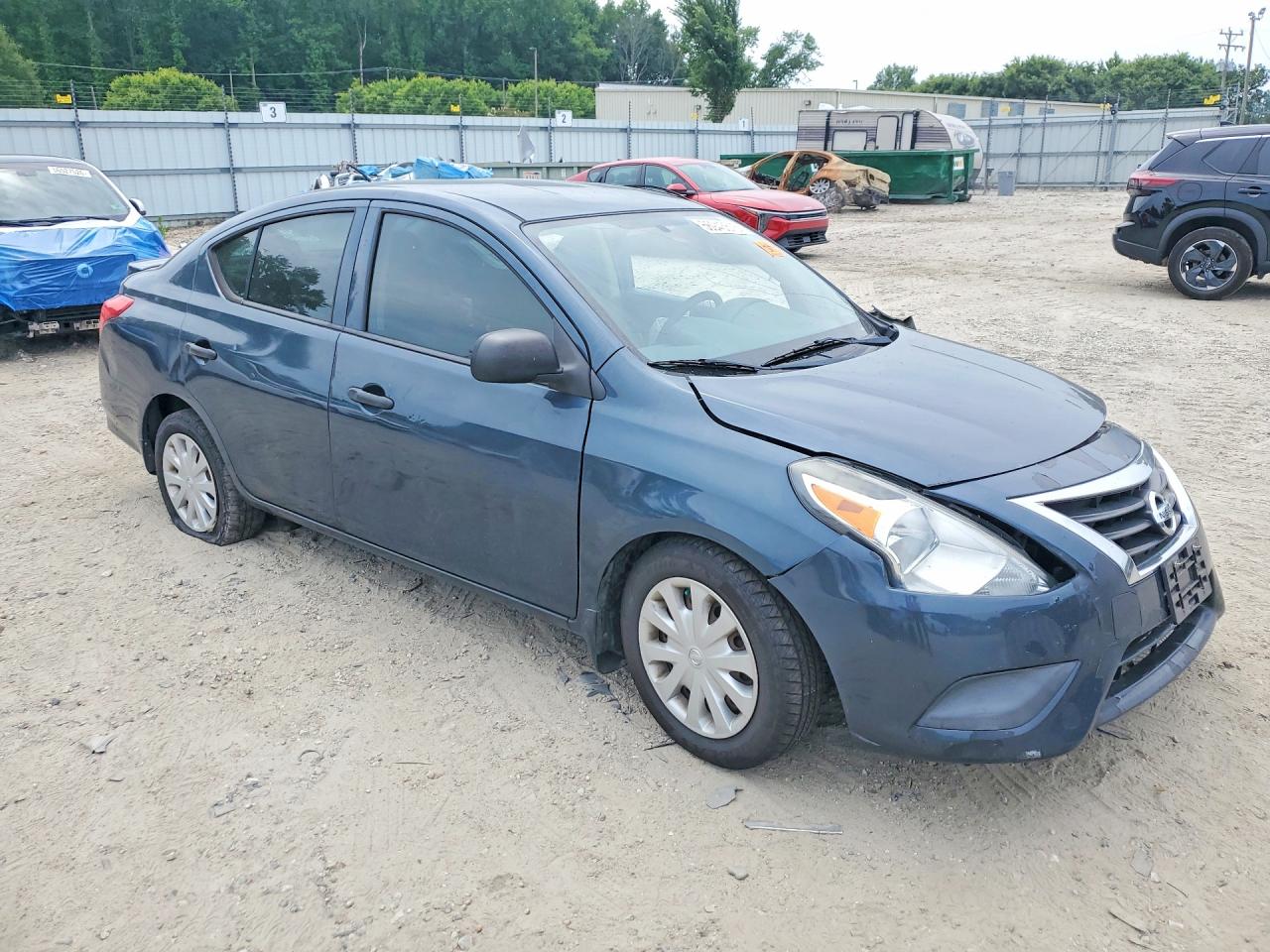 2015 Nissan Versa 1.6 S Plus Gray vin: 3N1CN7AP4FL830479