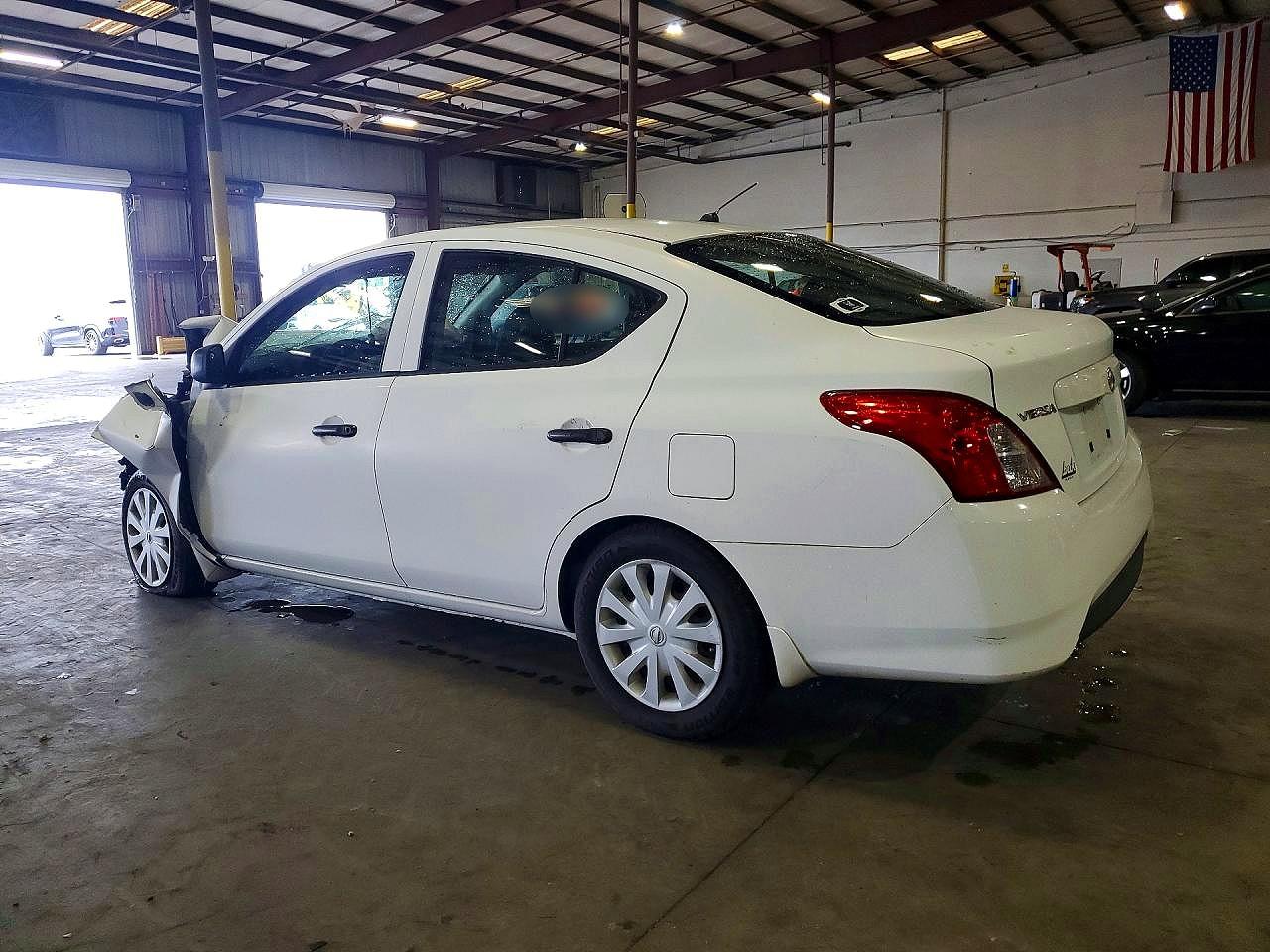 2015 Nissan Versa 1.6 S White vin: 3N1CN7AP4FL835682