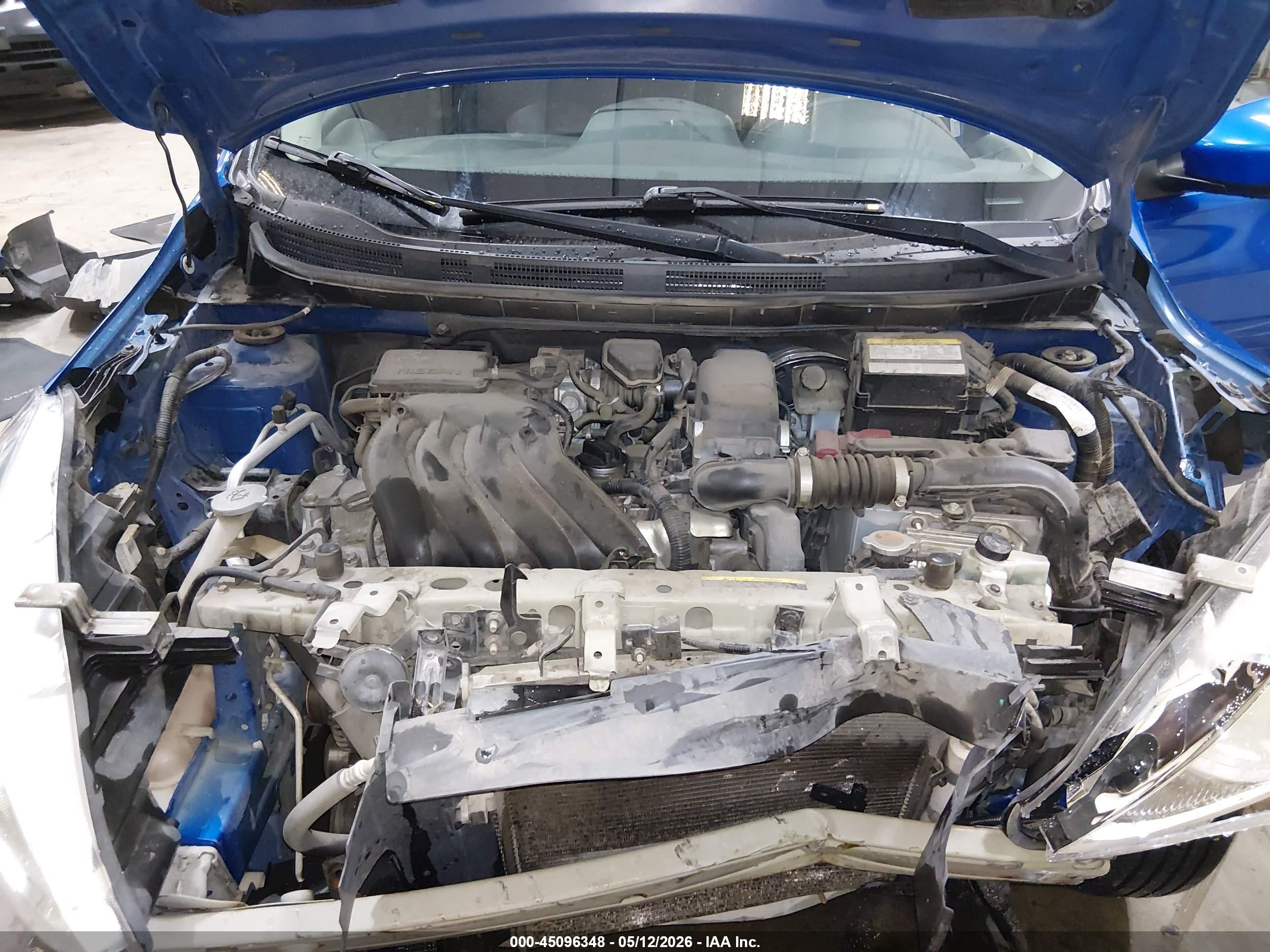 2015 Nissan Versa 1.6 Sv Синий vin: 3N1CN7AP4FL847590