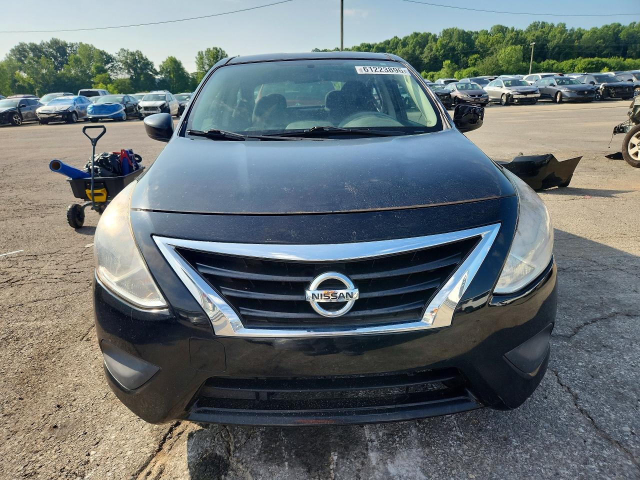 2015 Nissan Versa 1.6 Sv Черный vin: 3N1CN7AP4FL851560
