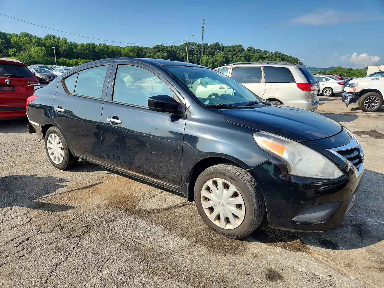 2015 Nissan Versa 1.6 Sv Черный vin: 3N1CN7AP4FL851560