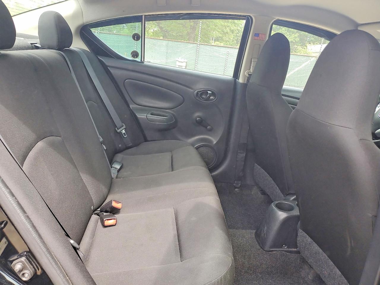 2015 Nissan Versa 1.6 S Black vin: 3N1CN7AP4FL875003