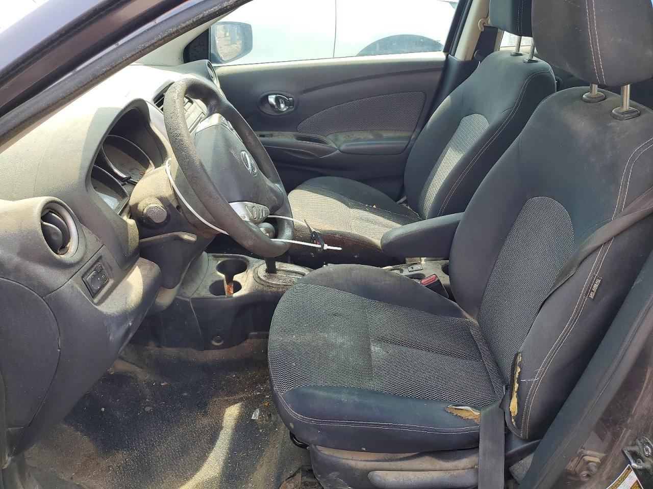 2015 Nissan Versa 1.6 Sv Gray vin: 3N1CN7AP4FL884025