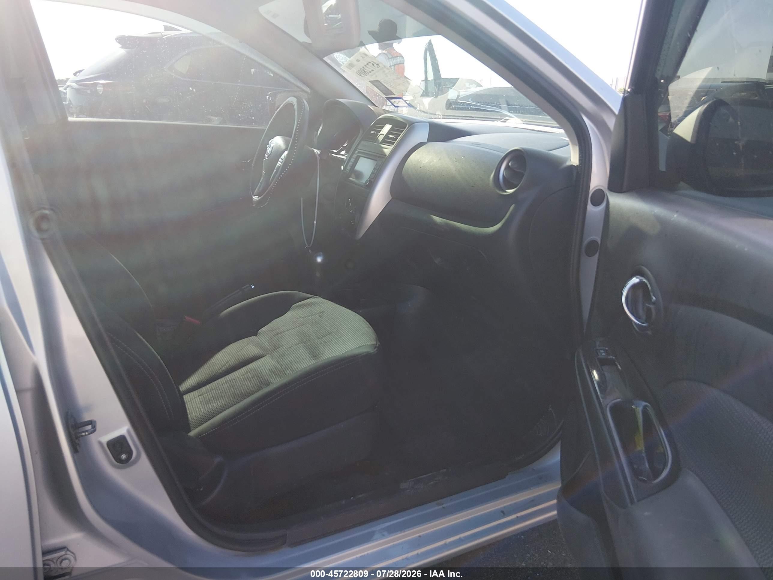 2015 Nissan Versa 1.6 Sl Gray vin: 3N1CN7AP4FL912471