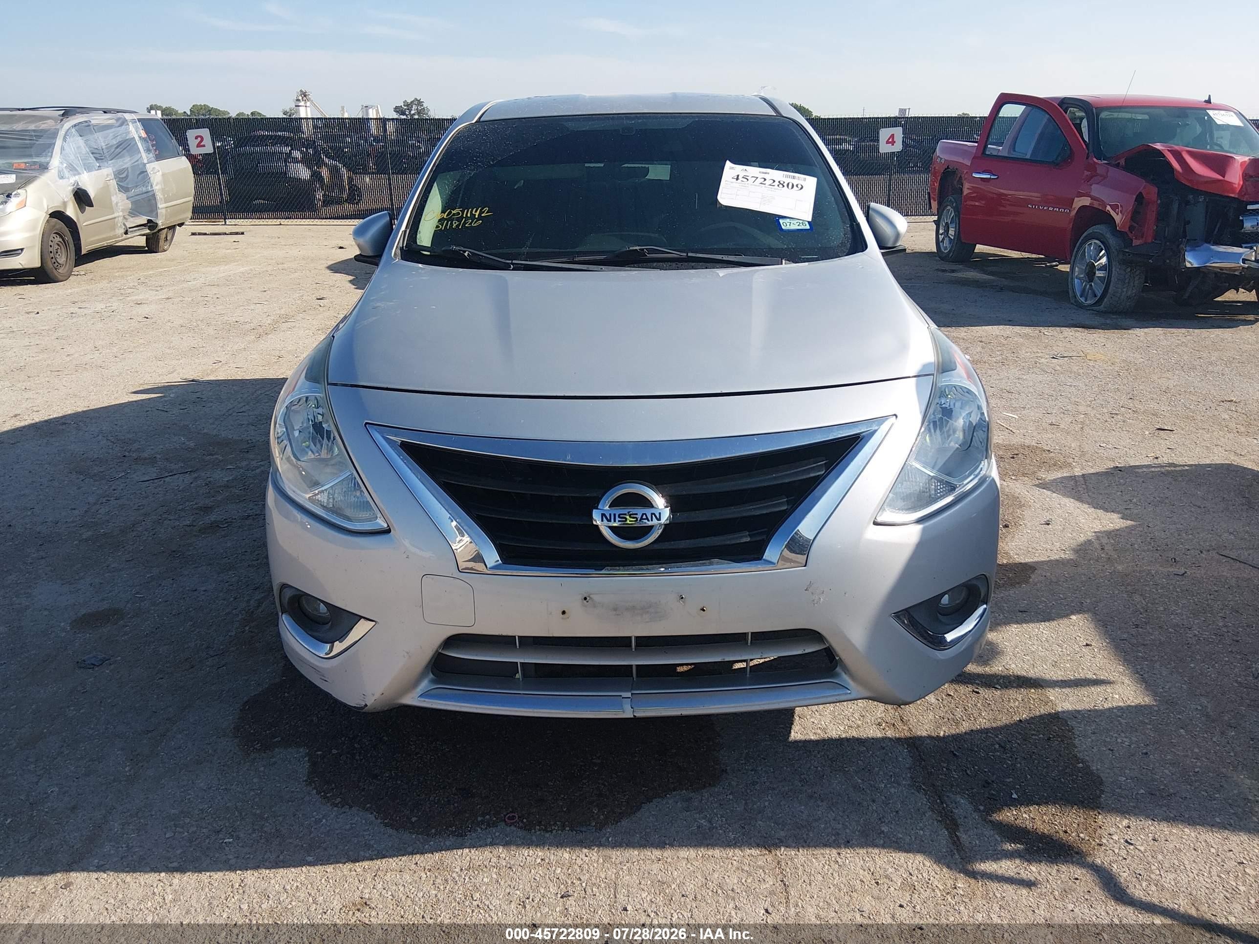 2015 Nissan Versa 1.6 Sl Gray vin: 3N1CN7AP4FL912471