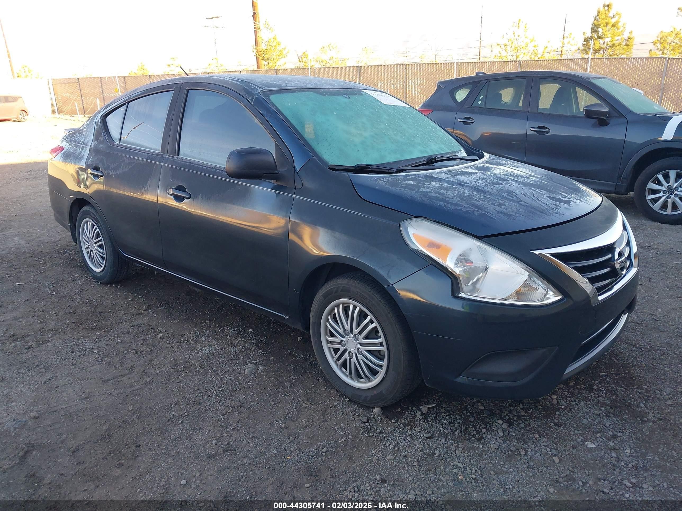 2015 Nissan Versa 1.6 S+ Blue vin: 3N1CN7AP4FL914382