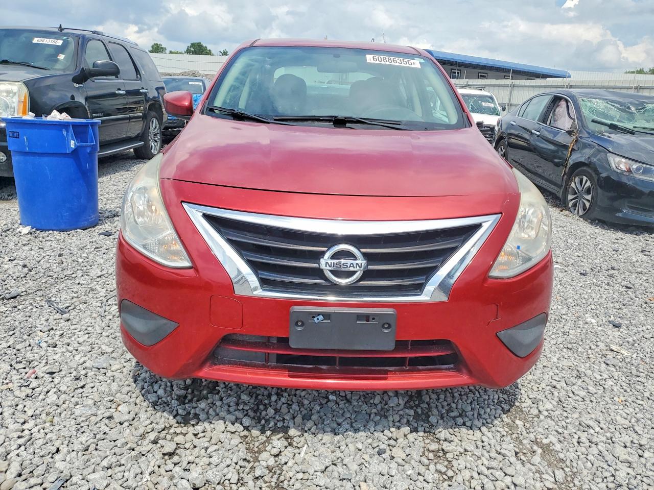2015 Nissan Versa 1.6 Sv Красный vin: 3N1CN7AP4FL935054