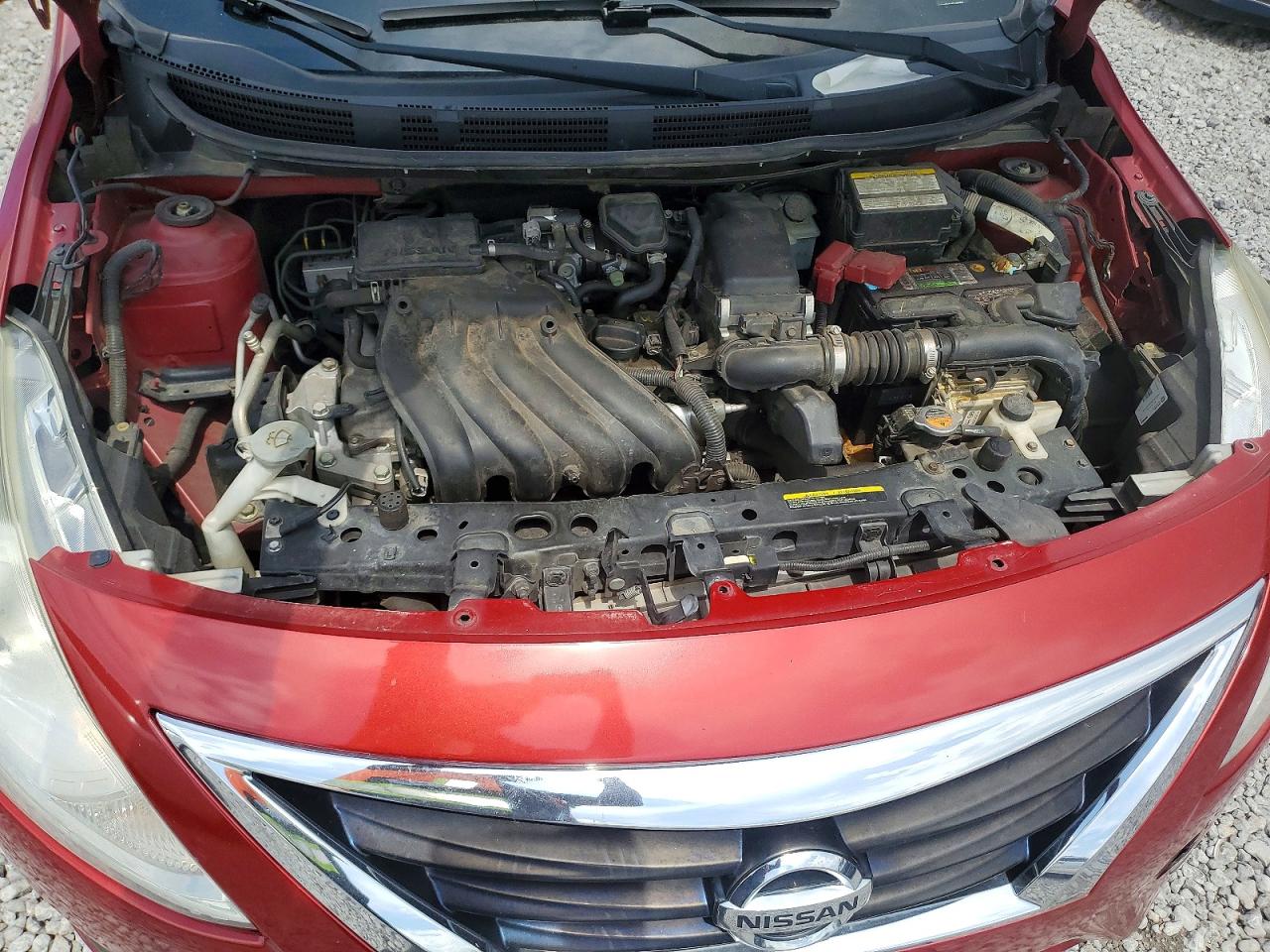 2015 Nissan Versa 1.6 Sv Красный vin: 3N1CN7AP4FL935054