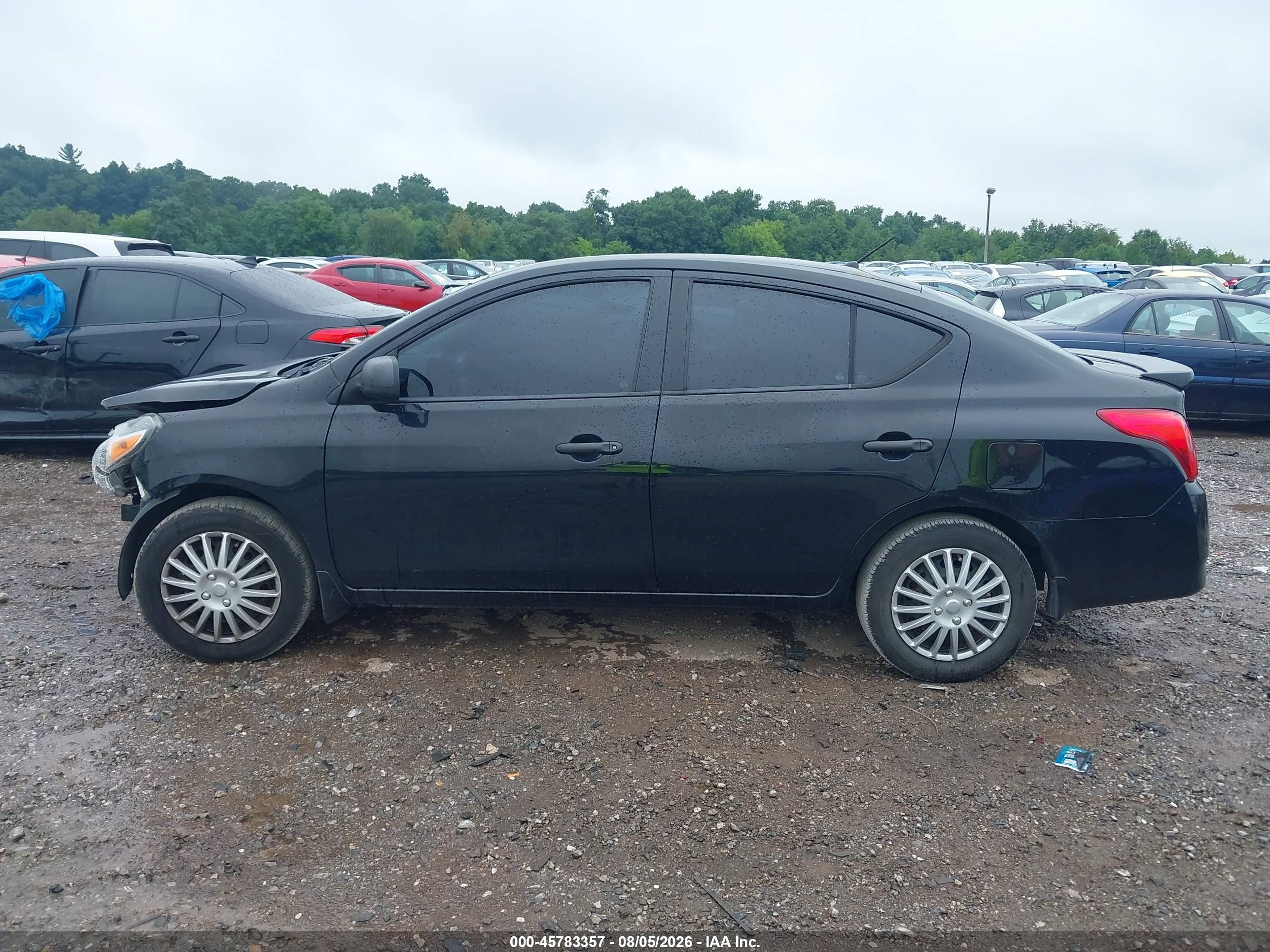 2015 Nissan Versa 1.6 S+ Black vin: 3N1CN7AP4FL952906