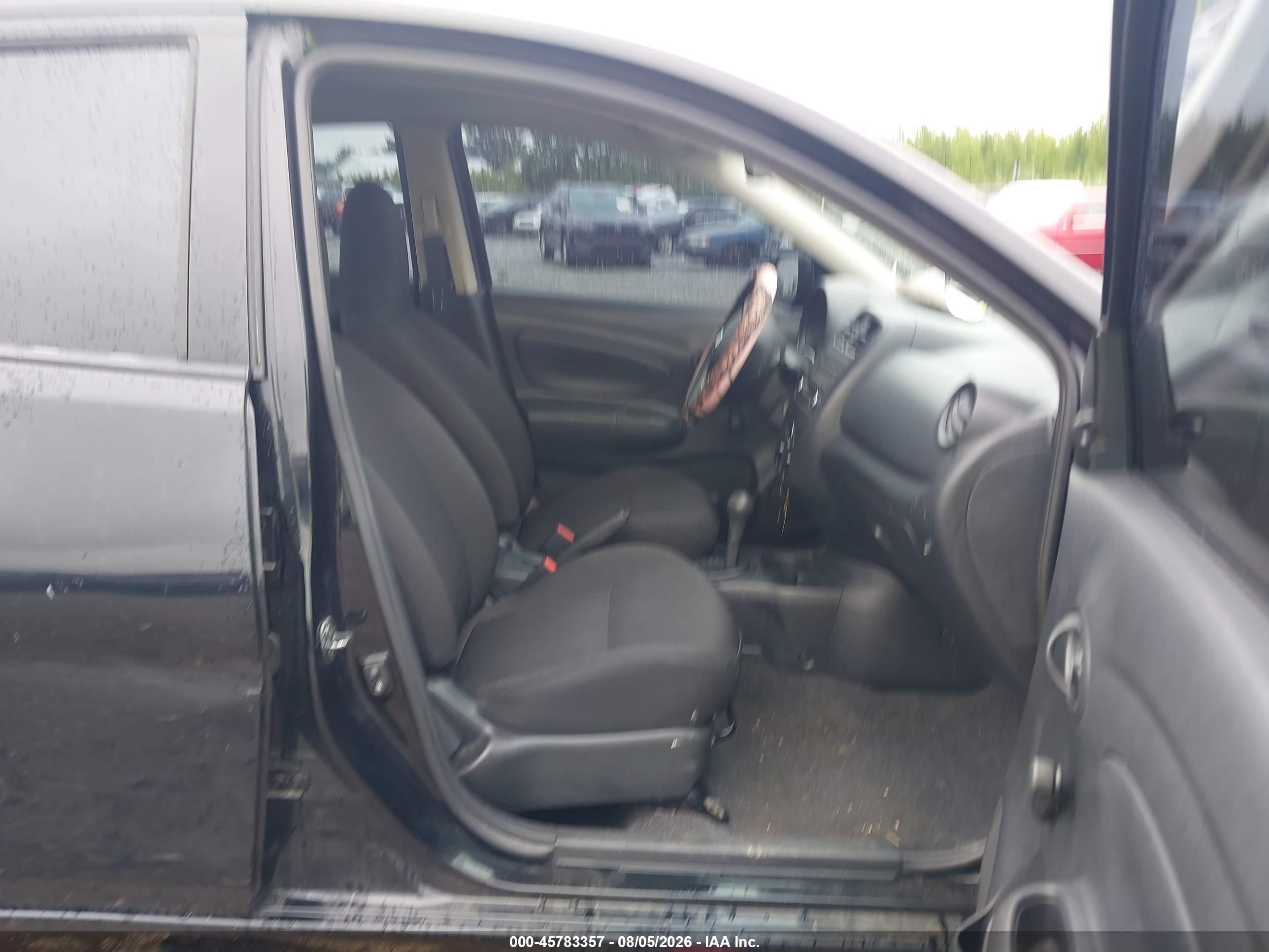 2015 Nissan Versa 1.6 S+ Black vin: 3N1CN7AP4FL952906