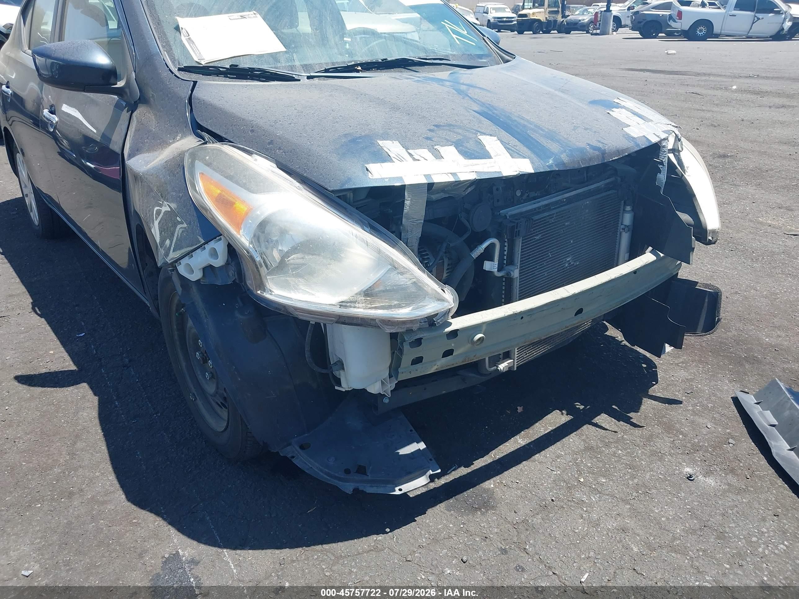 2016 Nissan Versa 1.6 Sv Blue vin: 3N1CN7AP4GL806040