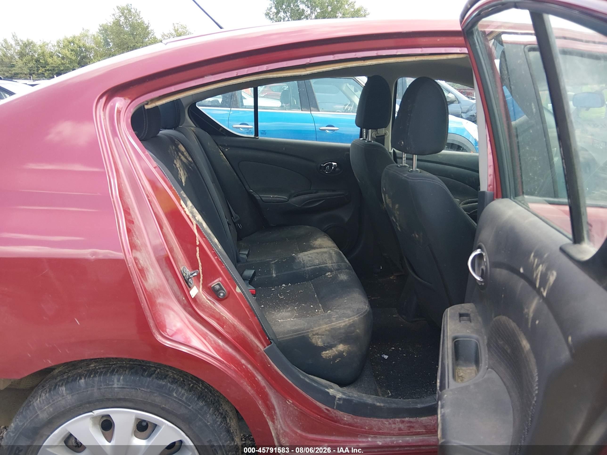 2016 Nissan Versa 1.6 S/1.6 S+/1.6 Sl/1.6 Sv Maroon vin: 3N1CN7AP4GL816776
