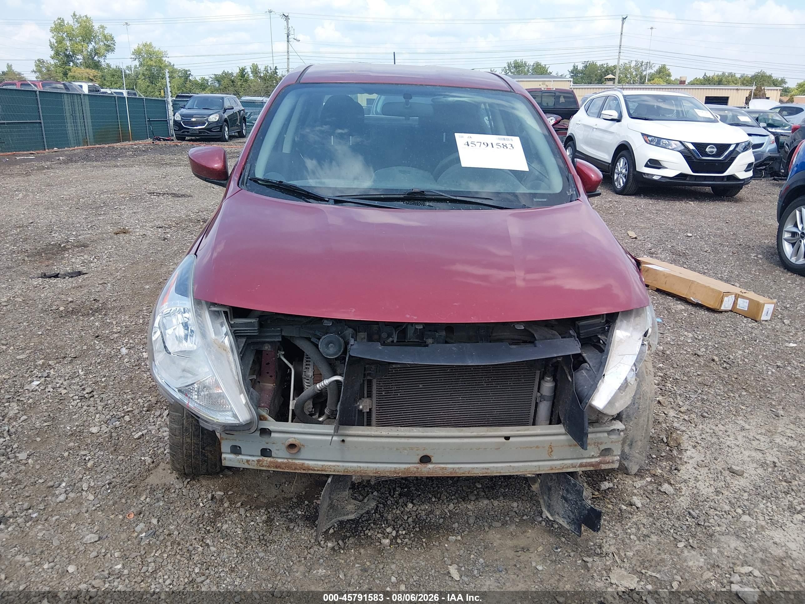 2016 Nissan Versa 1.6 S/1.6 S+/1.6 Sl/1.6 Sv Maroon vin: 3N1CN7AP4GL816776