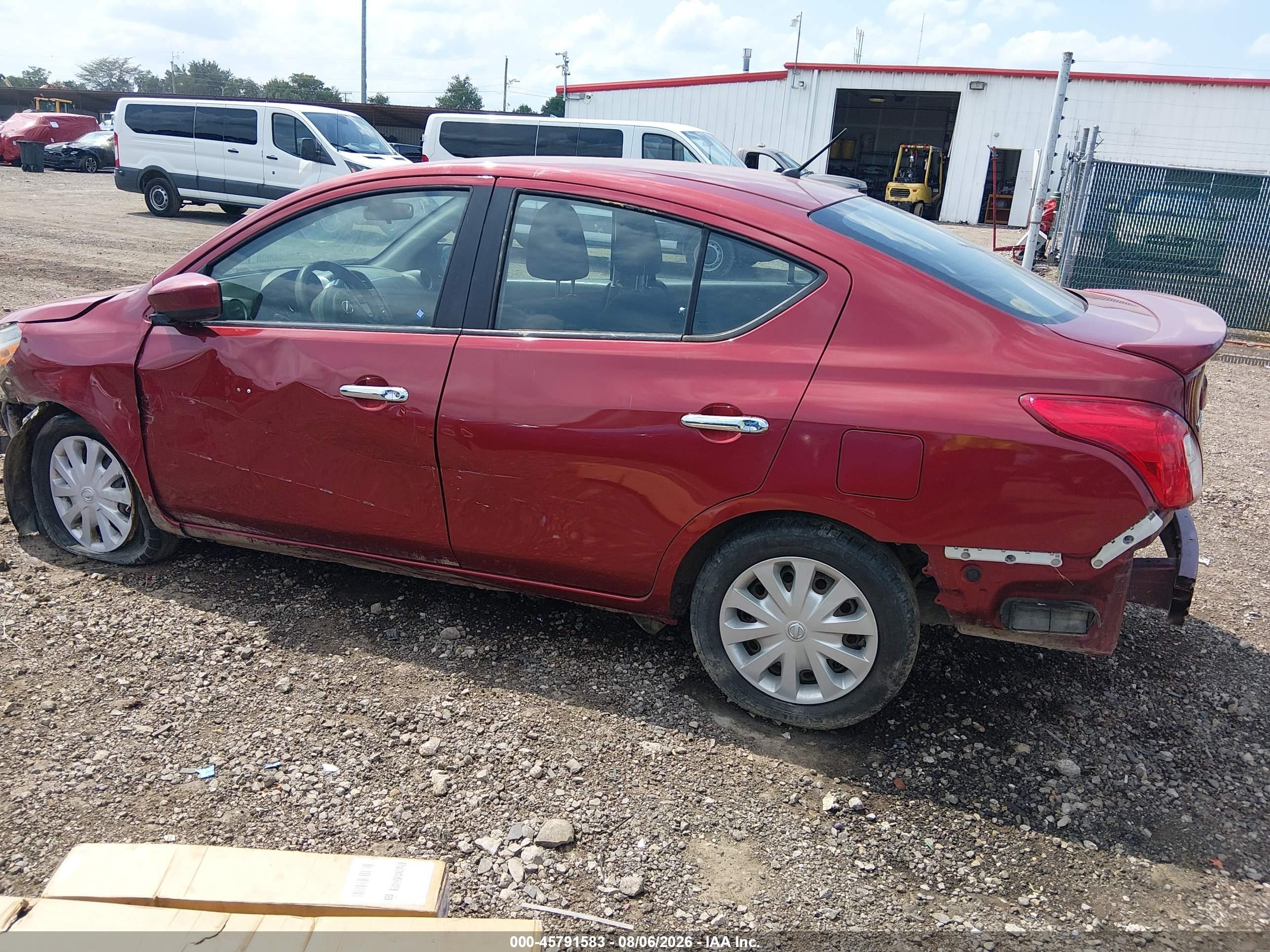 2016 Nissan Versa 1.6 S/1.6 S+/1.6 Sl/1.6 Sv Maroon vin: 3N1CN7AP4GL816776