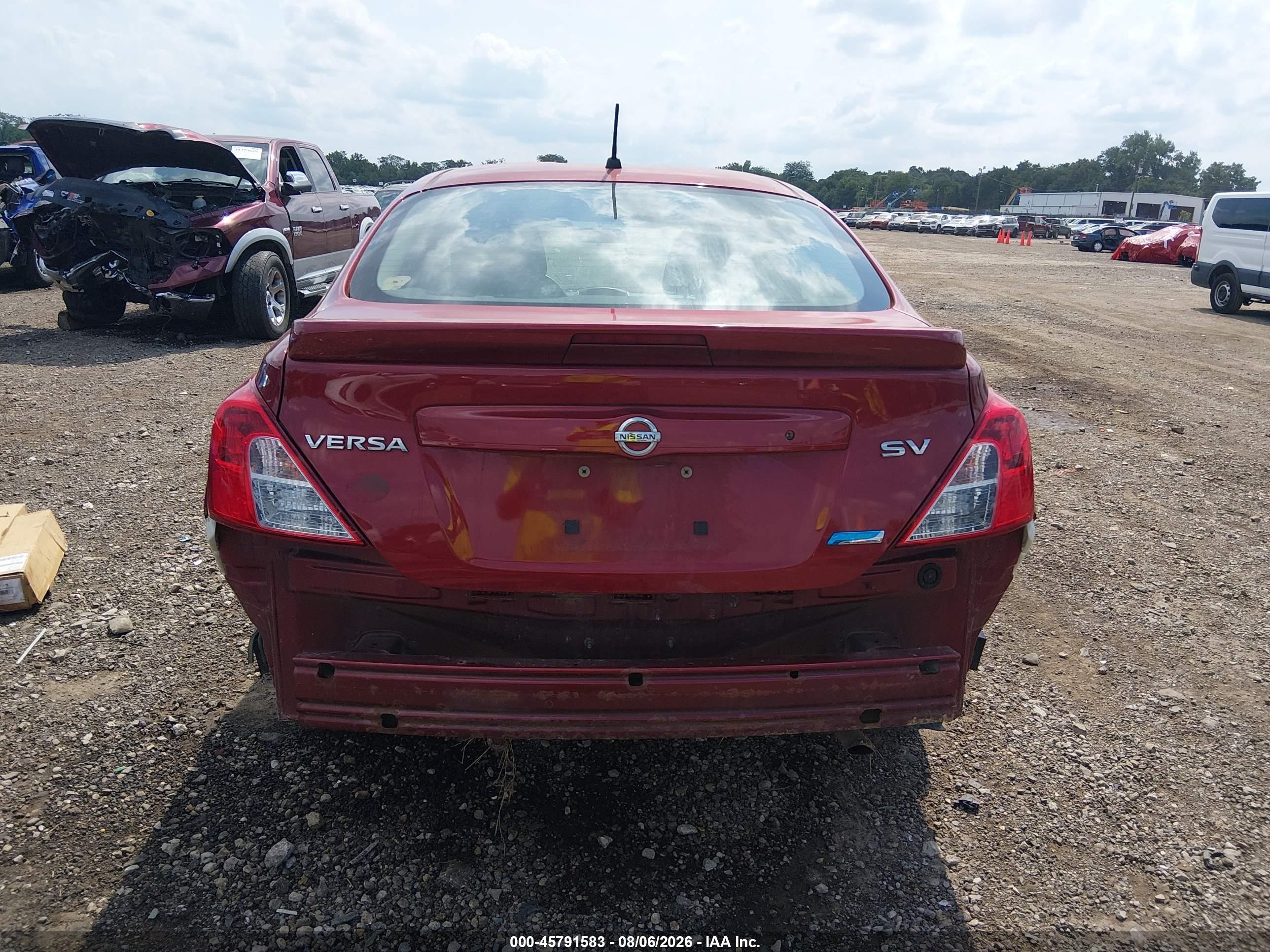 2016 Nissan Versa 1.6 S/1.6 S+/1.6 Sl/1.6 Sv Maroon vin: 3N1CN7AP4GL816776