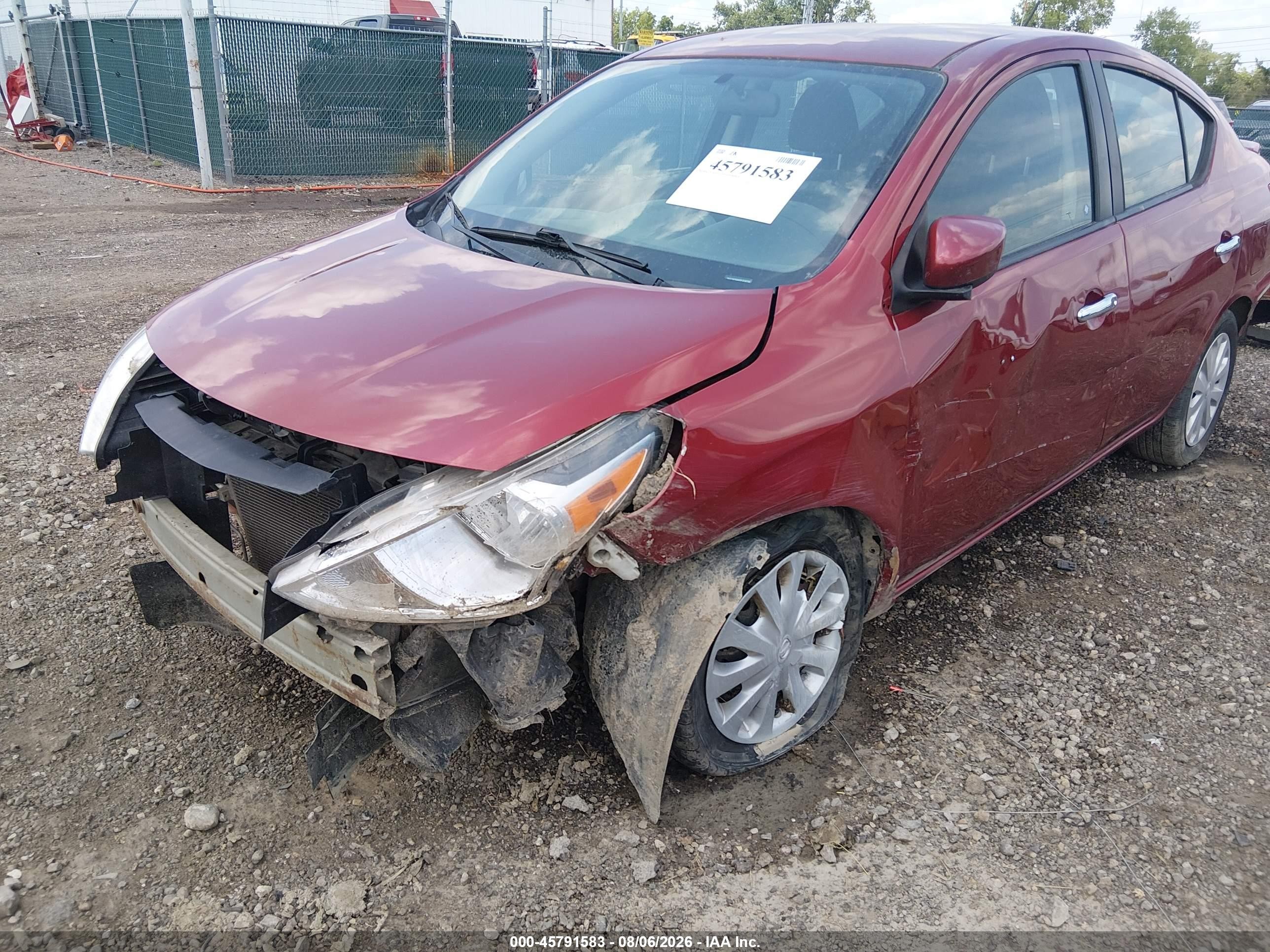 2016 Nissan Versa 1.6 S/1.6 S+/1.6 Sl/1.6 Sv Maroon vin: 3N1CN7AP4GL816776