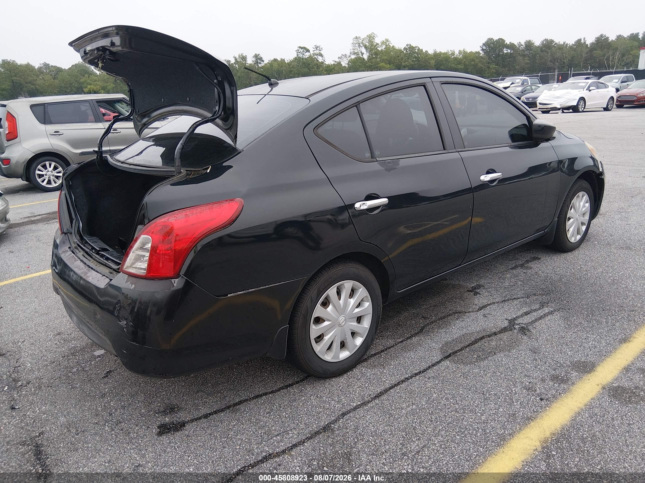 2016 Nissan Versa 1.6 S/1.6 S+/1.6 Sl/1.6 Sv Черный vin: 3N1CN7AP4GL871258