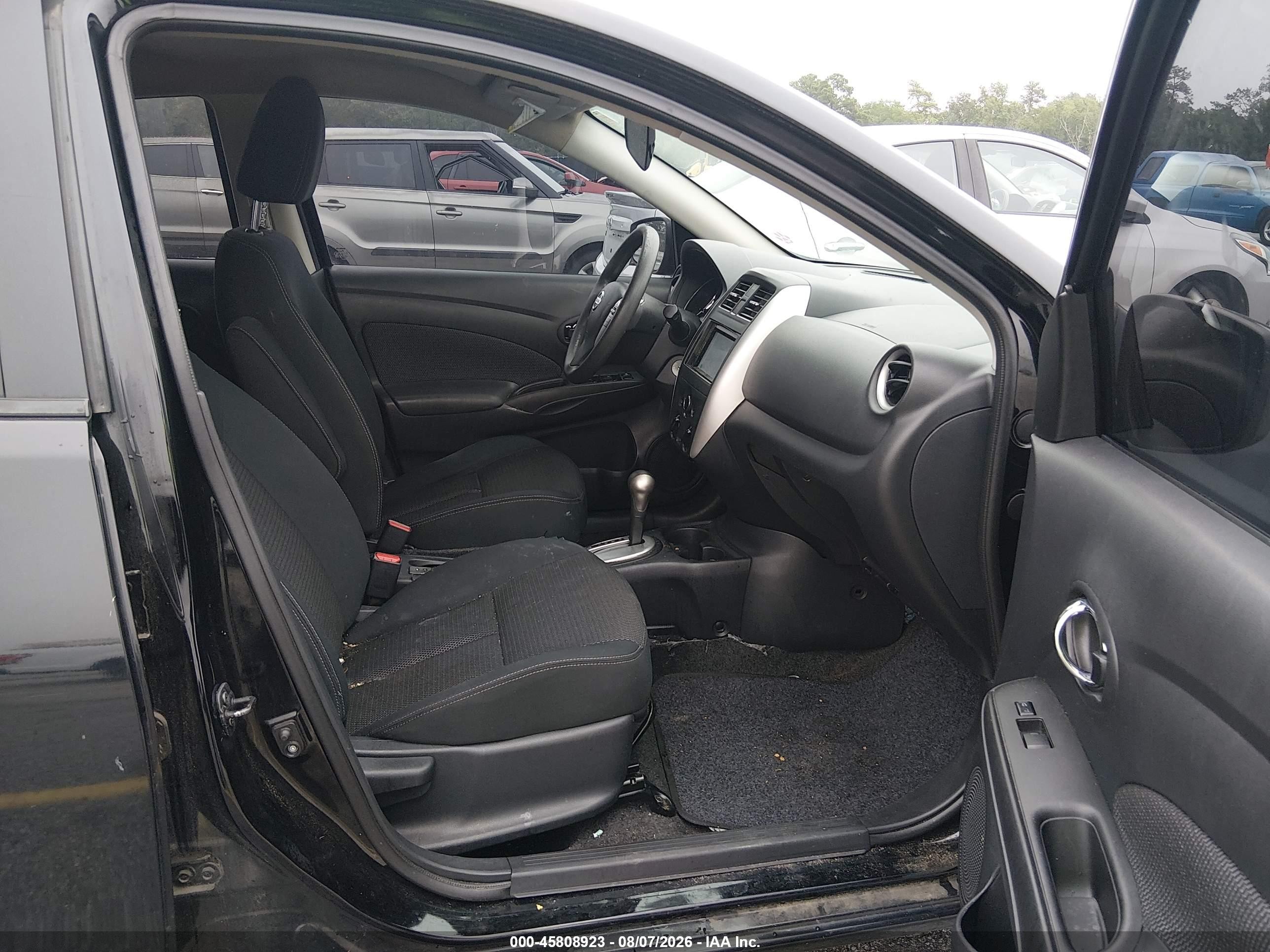 2016 Nissan Versa 1.6 S/1.6 S+/1.6 Sl/1.6 Sv Черный vin: 3N1CN7AP4GL871258
