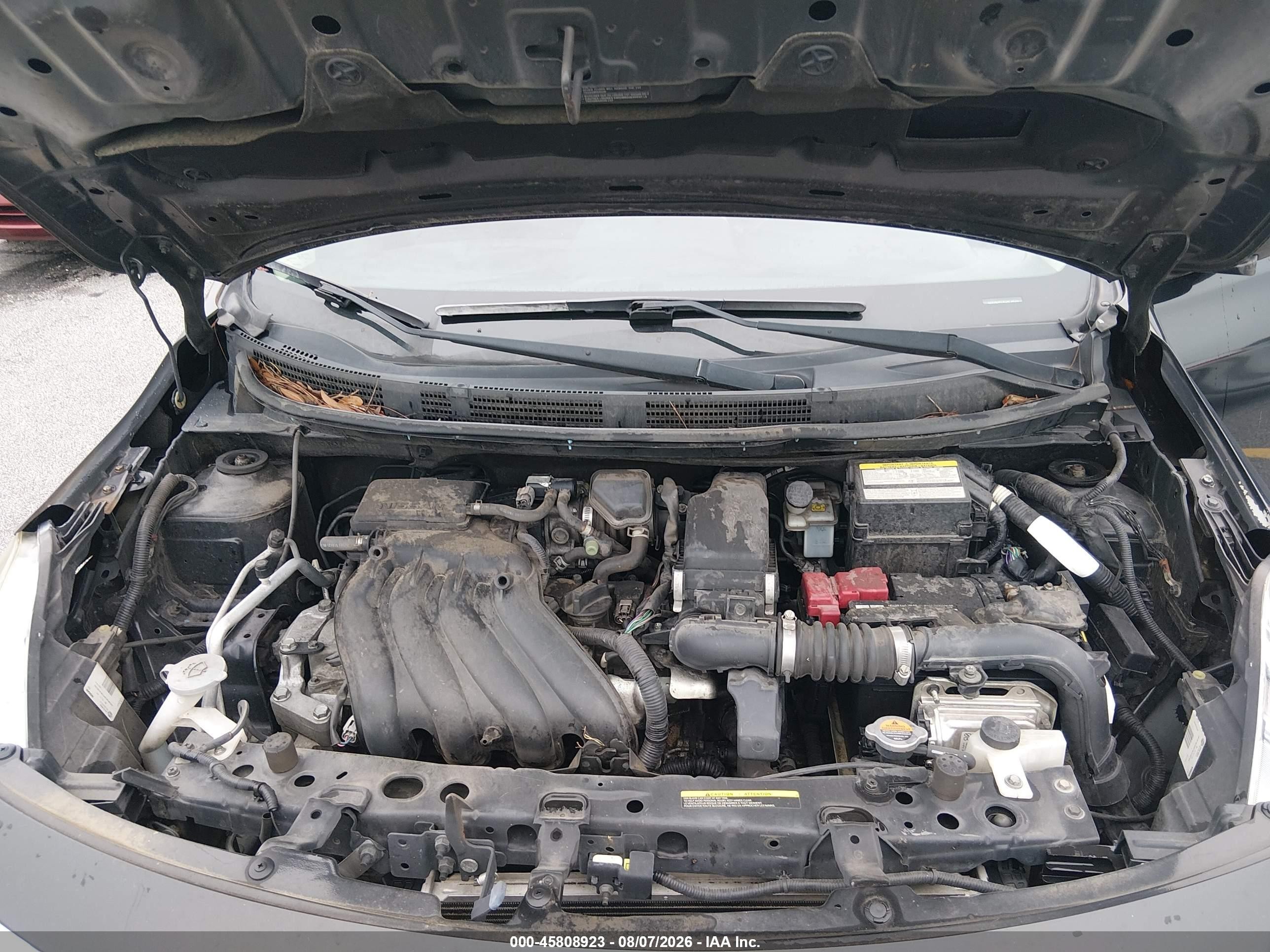 2016 Nissan Versa 1.6 S/1.6 S+/1.6 Sl/1.6 Sv Черный vin: 3N1CN7AP4GL871258