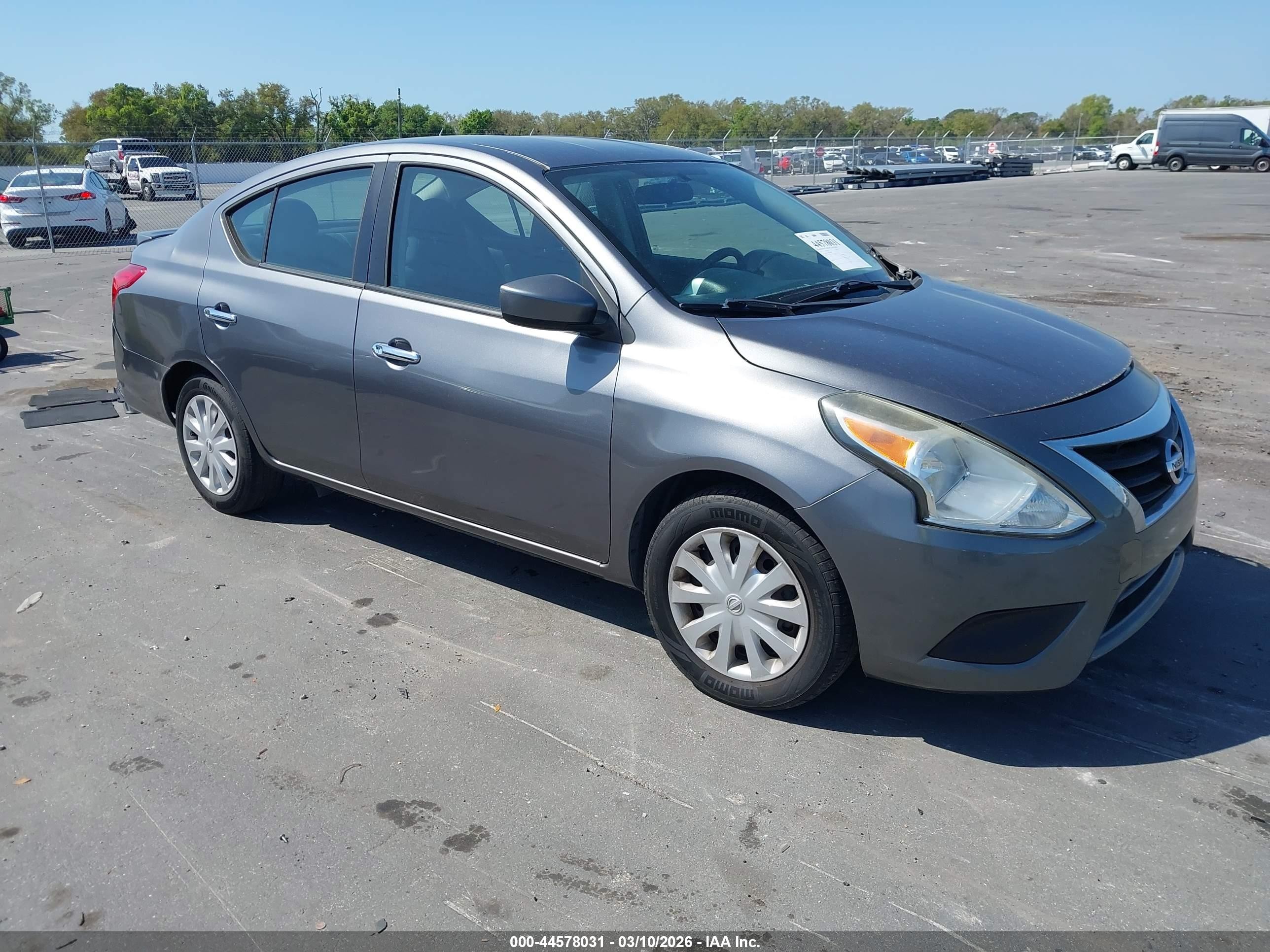 2017 Nissan Versa 1.6 S/1.6 S+/1.6 Sl/1.6 Sv Серебряный vin: 3N1CN7AP4HL802491