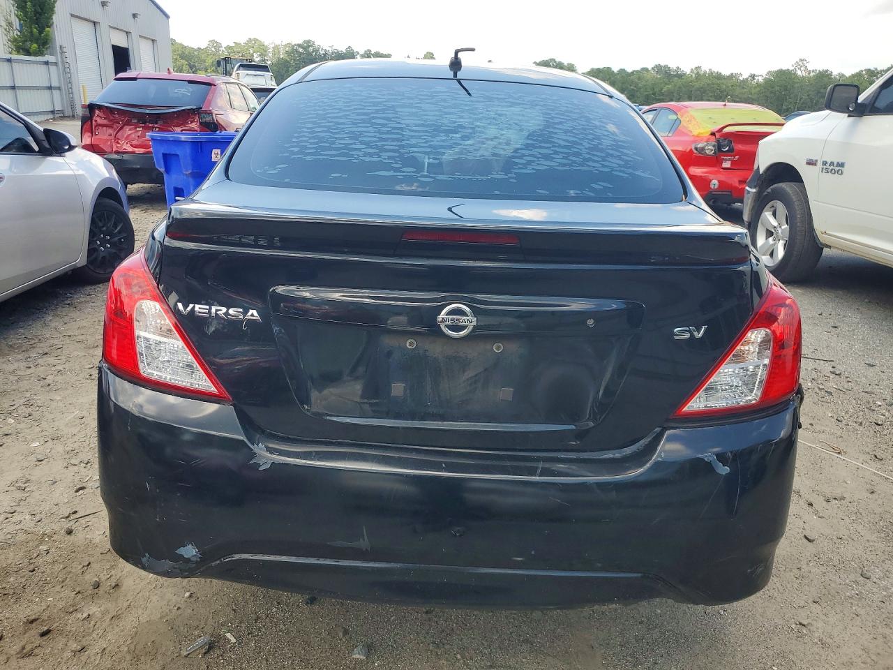2017 Nissan Versa 1.6 Sv Black vin: 3N1CN7AP4HL841016