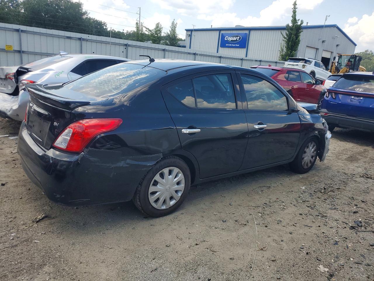 2017 Nissan Versa 1.6 Sv Black vin: 3N1CN7AP4HL841016