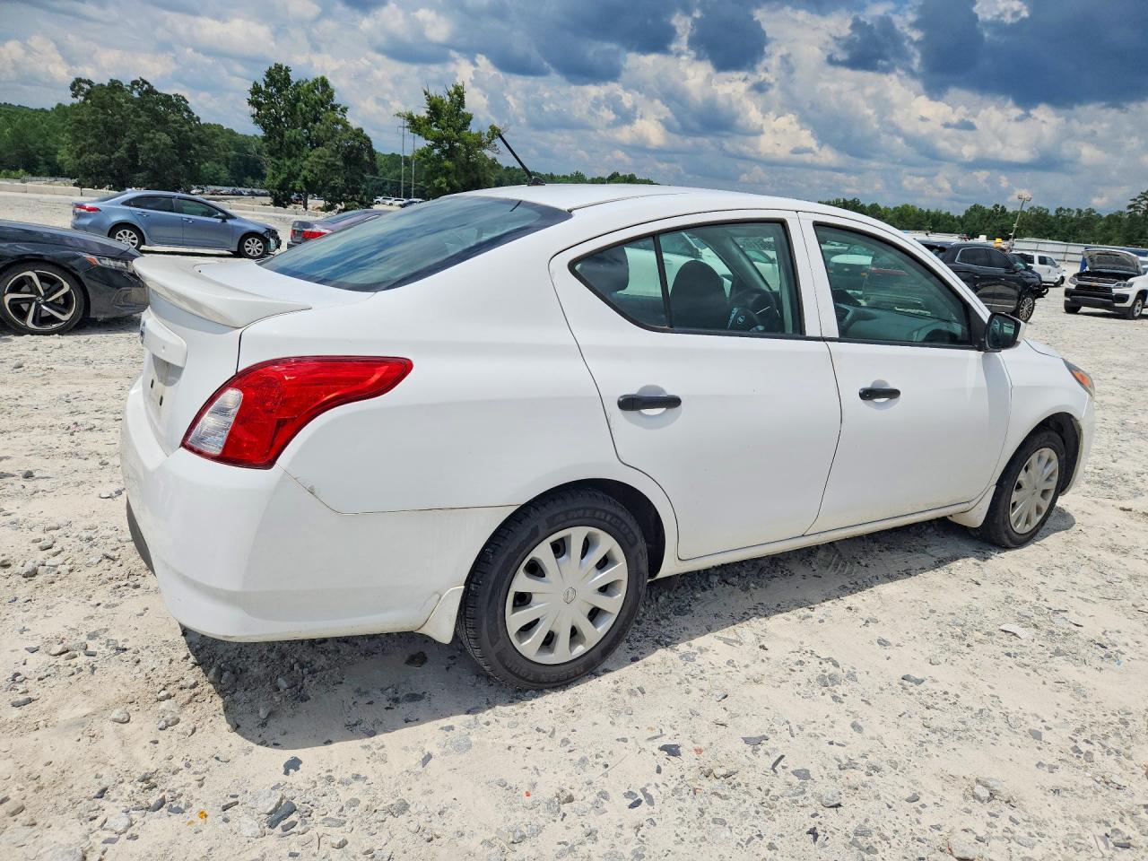 2018 Nissan Versa S Plus White vin: 3N1CN7AP4JL814033