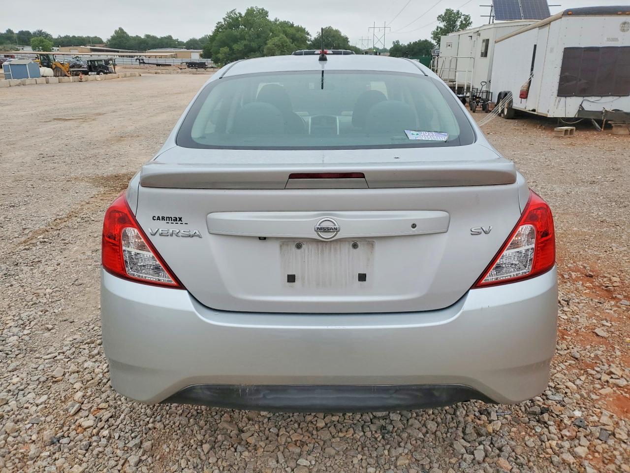 2019 Nissan Versa Sv Silver vin: 3N1CN7AP4KL867140