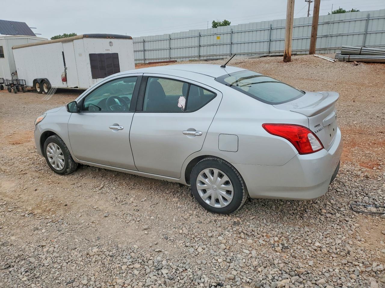 2019 Nissan Versa Sv Silver vin: 3N1CN7AP4KL867140