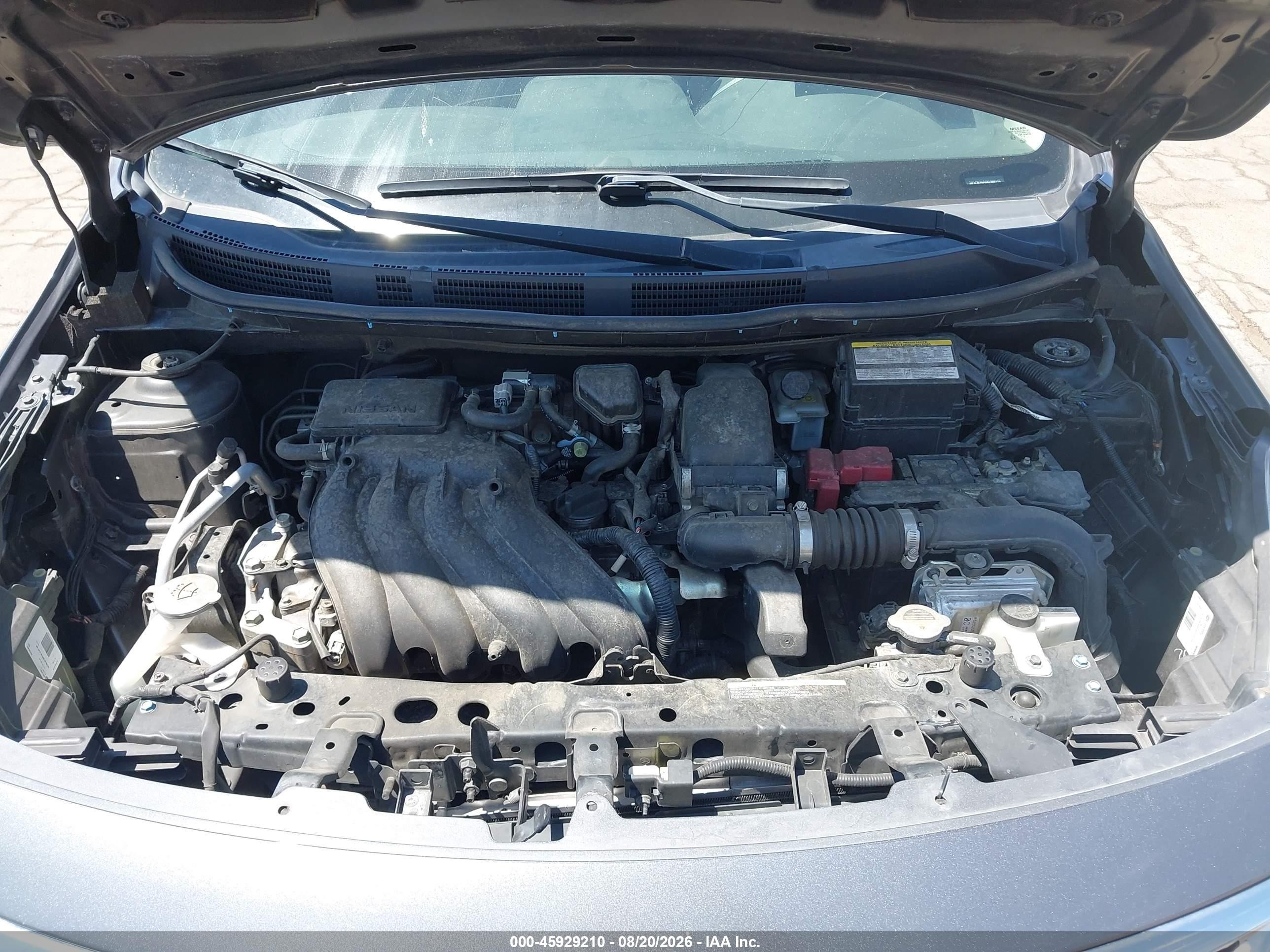 2019 Nissan Versa 1.6 S+ Gray vin: 3N1CN7AP4KL869115