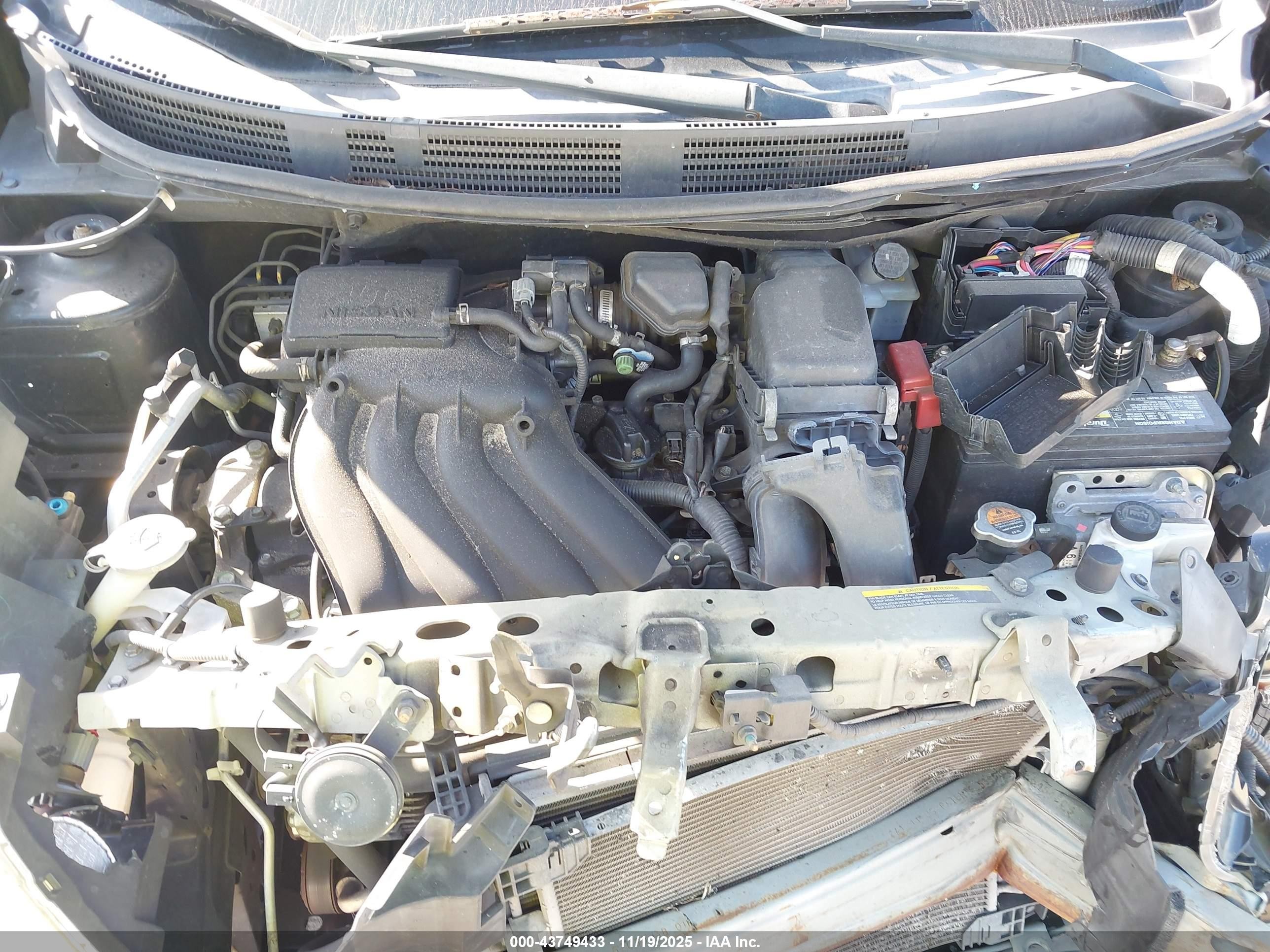 2012 Nissan Versa 1.6 S Black vin: 3N1CN7AP5CL810592