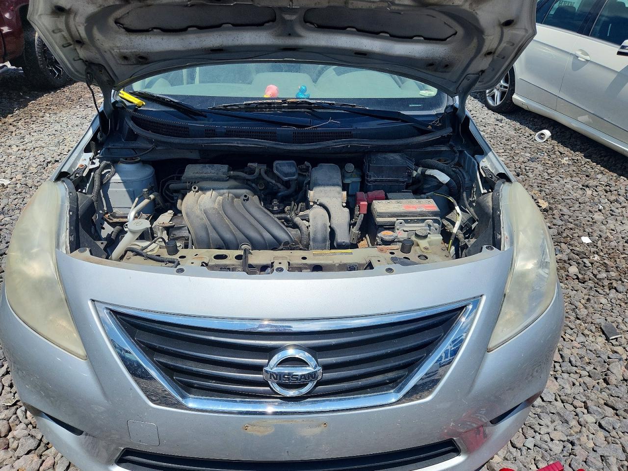 2012 Nissan Versa Gray vin: 3N1CN7AP5CL817431