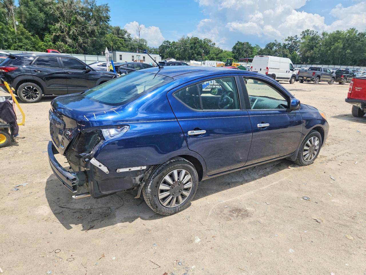 2012 Nissan Versa 1.6 S Blue vin: 3N1CN7AP5CL847805