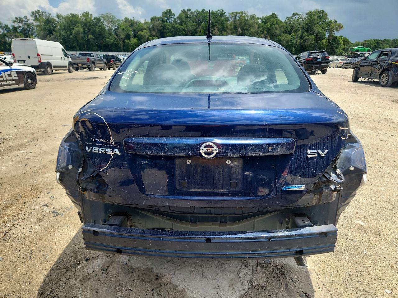 2012 Nissan Versa 1.6 S Blue vin: 3N1CN7AP5CL847805