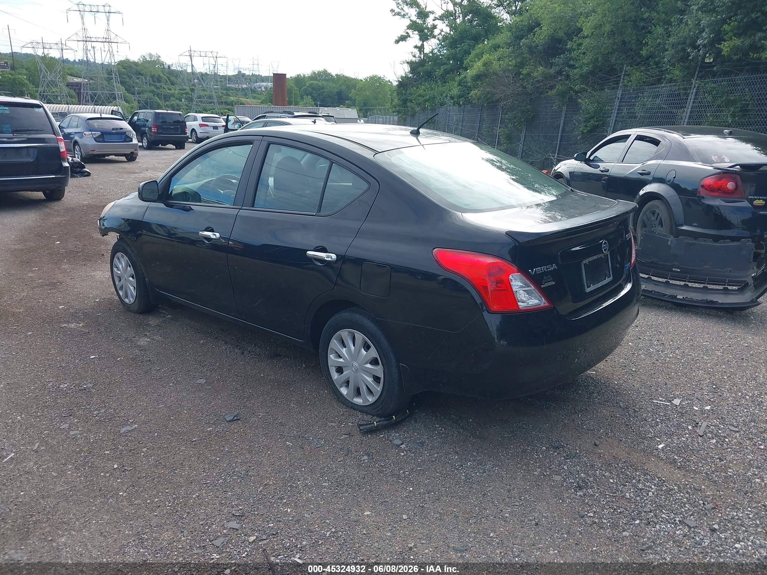 2012 Nissan Versa 1.6 Sv Black vin: 3N1CN7AP5CL862918