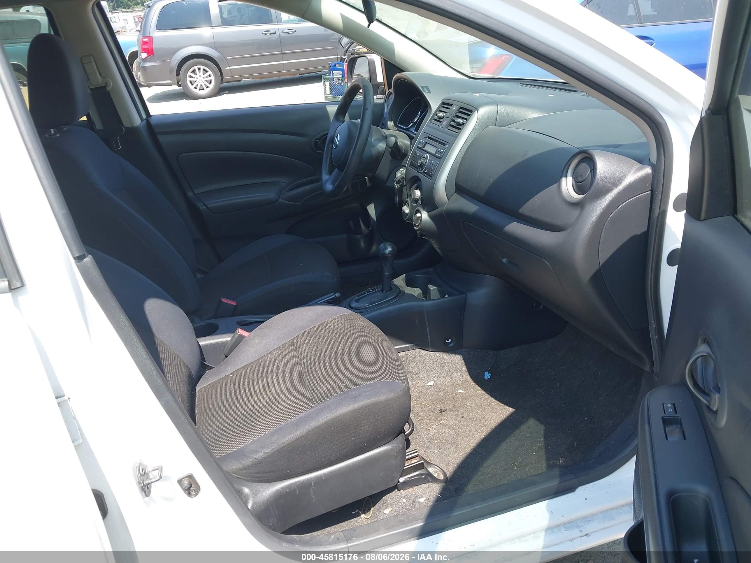 2012 Nissan Versa 1.6 Sv White vin: 3N1CN7AP5CL866466