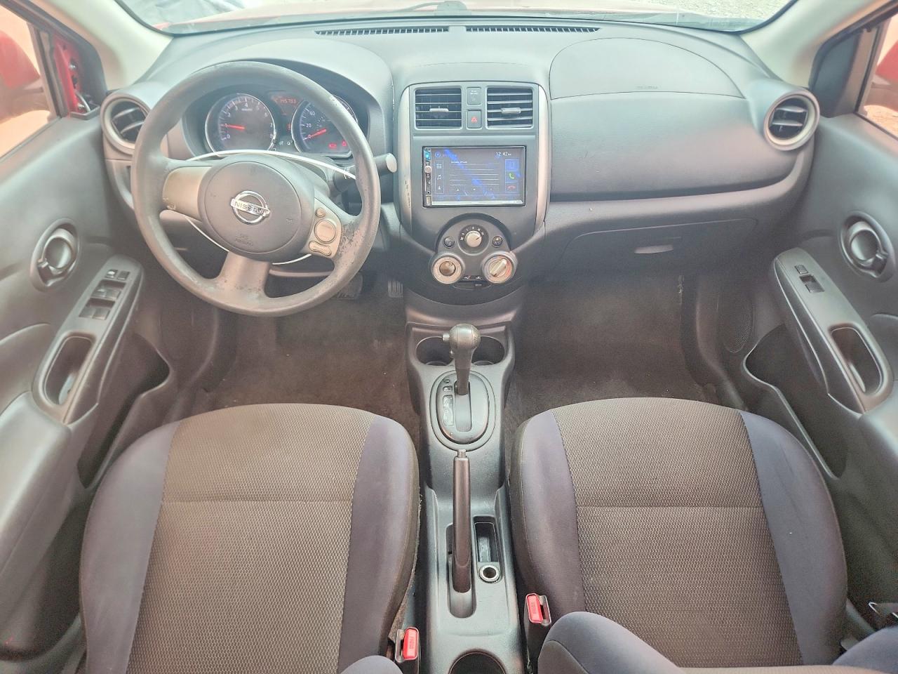 2012 Nissan Versa 1.6 S Burgundy vin: 3N1CN7AP5CL869755
