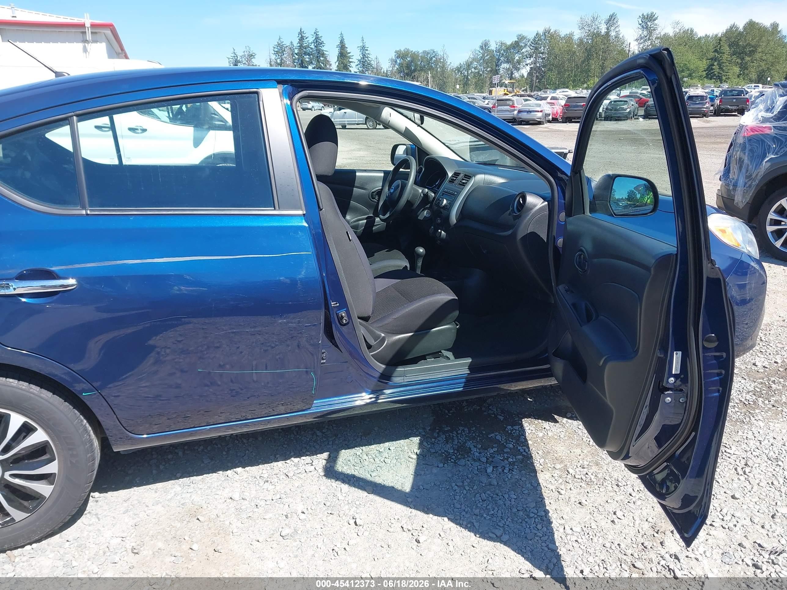 2012 Nissan Versa 1.6 Sv Blue vin: 3N1CN7AP5CL881467