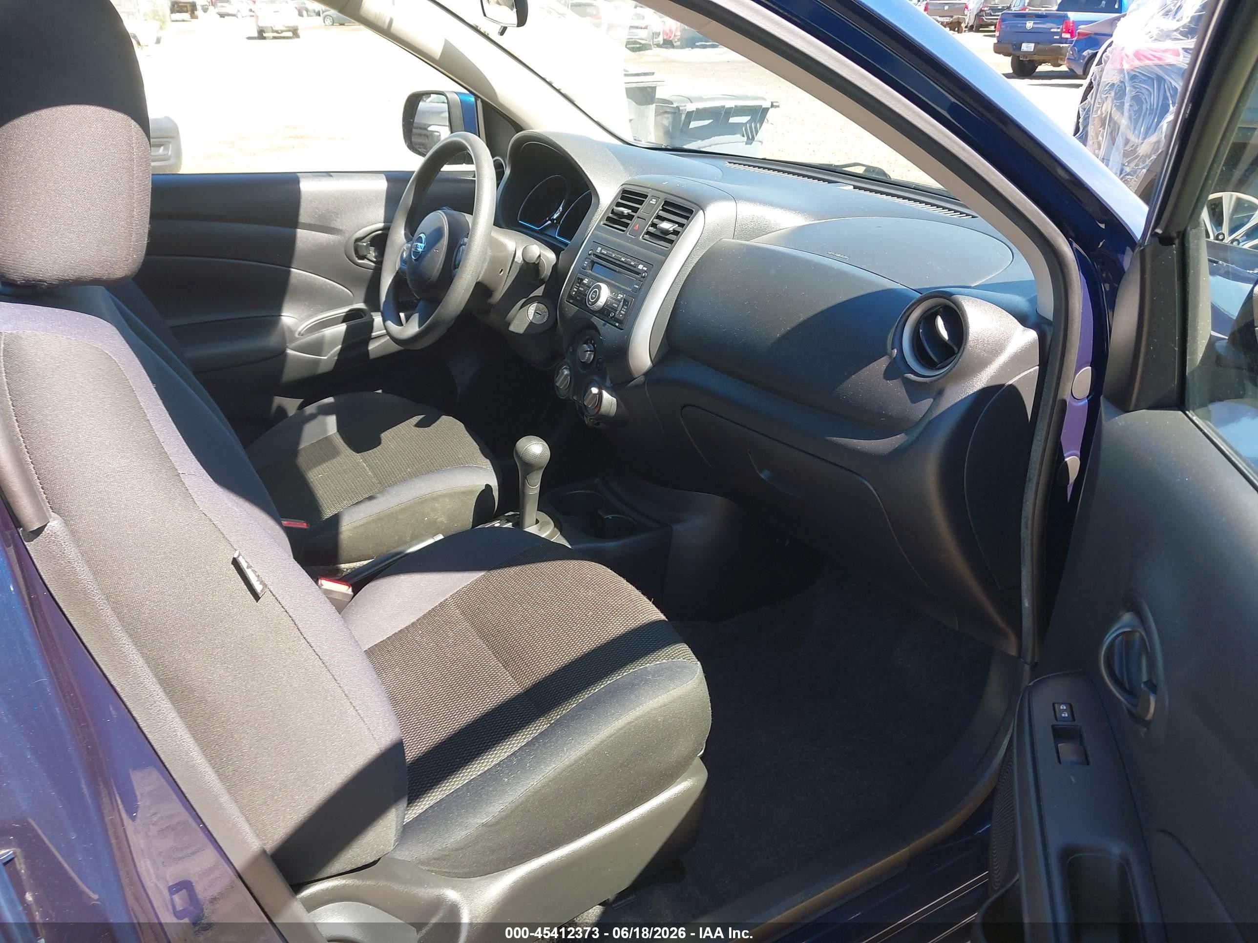2012 Nissan Versa 1.6 Sv Blue vin: 3N1CN7AP5CL881467