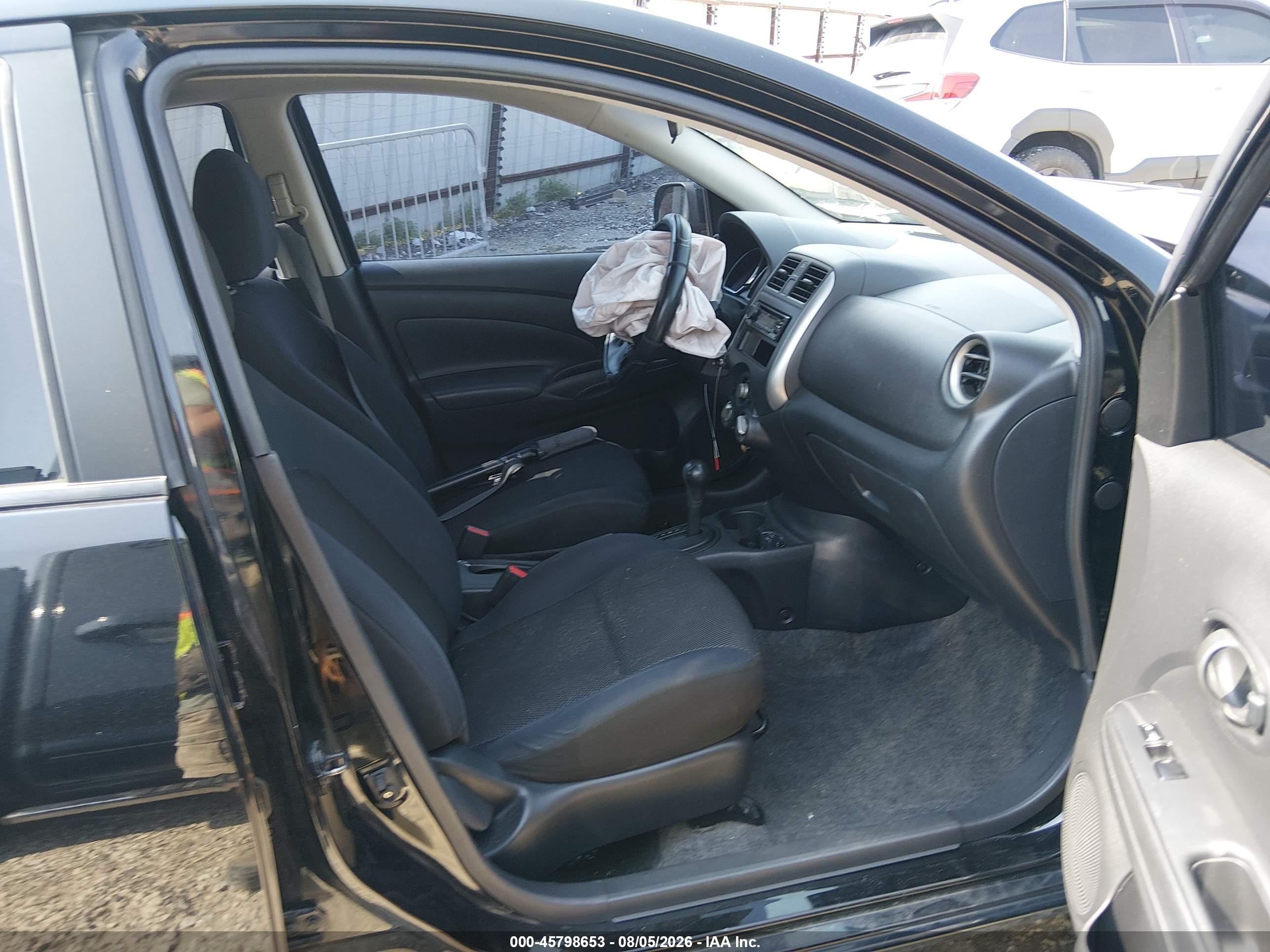 2012 Nissan Versa 1.6 Sv Black vin: 3N1CN7AP5CL882599