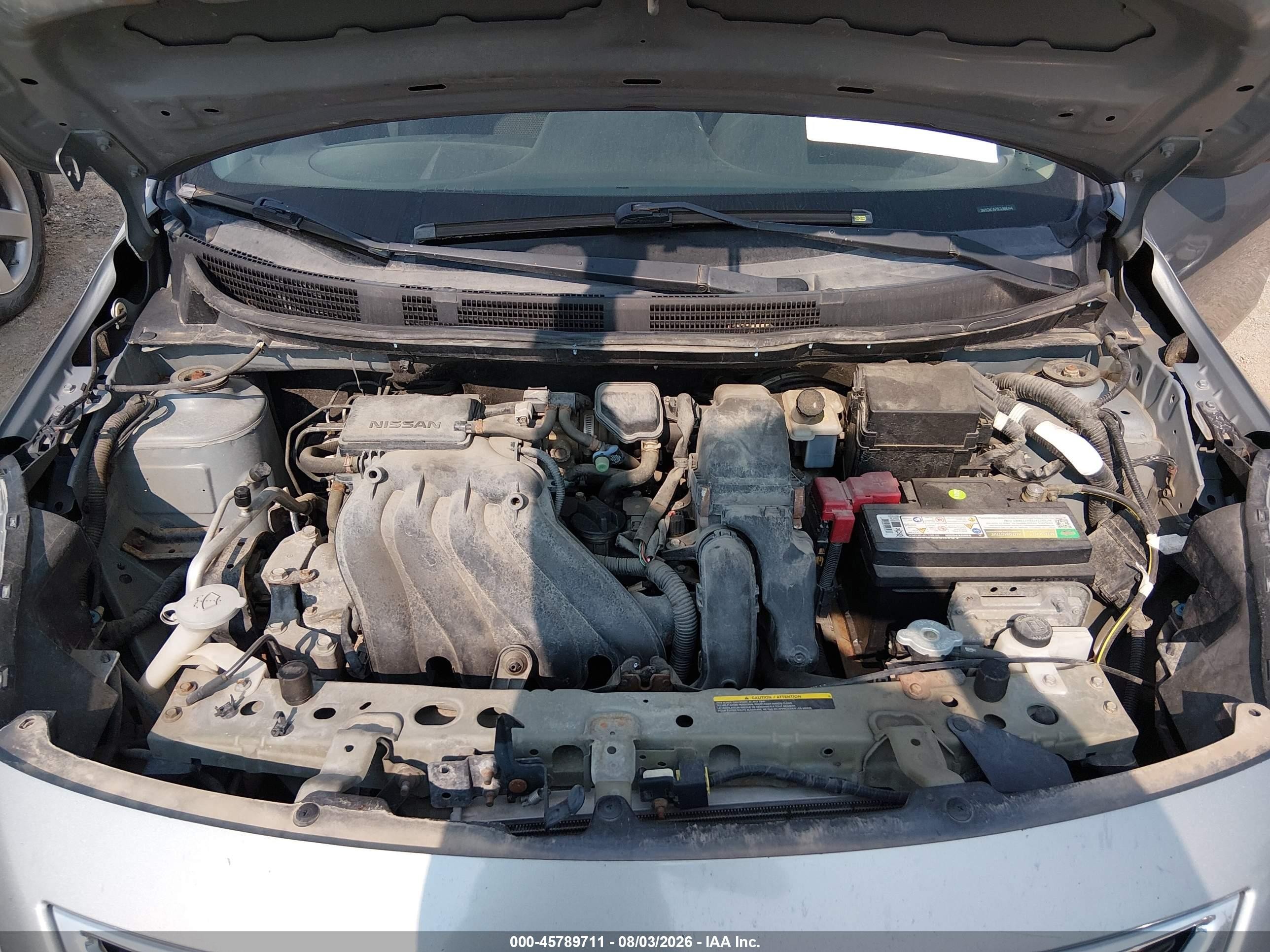 2012 Nissan Versa 1.6 Sv Silver vin: 3N1CN7AP5CL888144