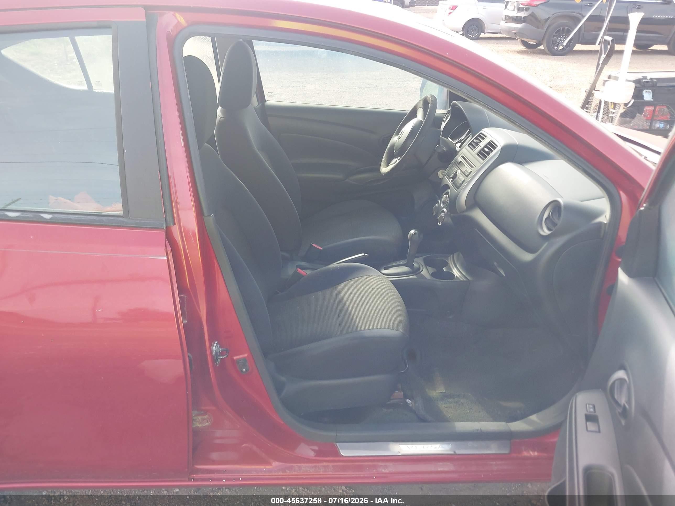 2012 Nissan Versa 1.6 Sv Красный vin: 3N1CN7AP5CL901748